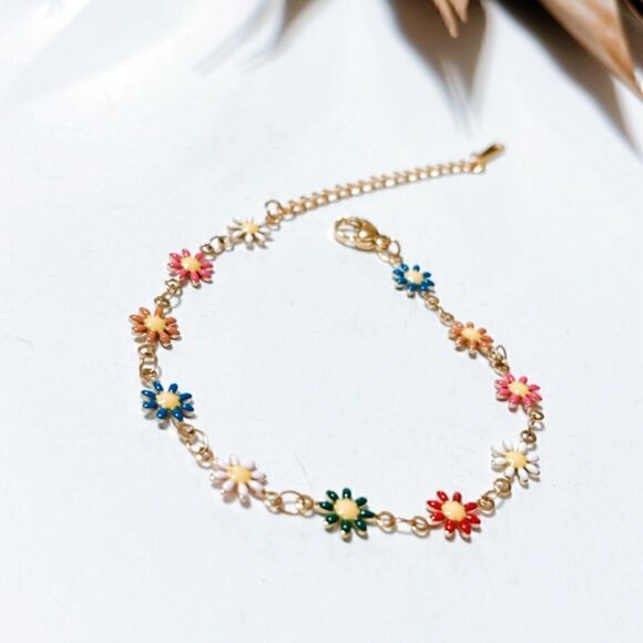 Floral bracelet #1123 - Picture 2 of 3